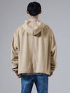 Pocket Suede Jumper Hooded Jacket Beige - UNNORM IS DEAD - BALAAN 4