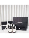 Mixed Fibers Velvet Calfskin Low Top Sneakers Ivory - CHANEL - BALAAN 10