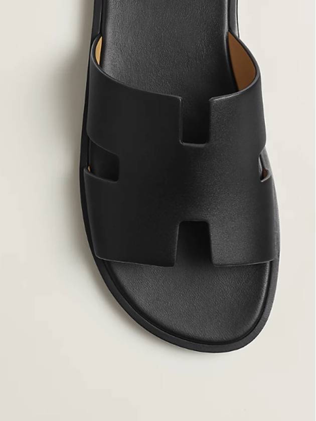 Izmir Sandal Calfskin & Noir - HERMES - BALAAN 5