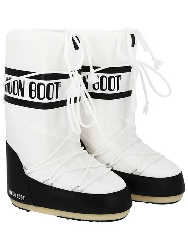 Logo Snow Winter Boots White - MOON BOOT - BALAAN 6