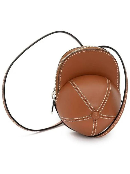 Stitch Nano Cap Leather Cross Bag Brown - JW ANDERSON - BALAAN 2