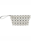 BB81 AG044 White Prism Basic Strap Pouch Clutch - ISSEY MIYAKE - BALAAN 1