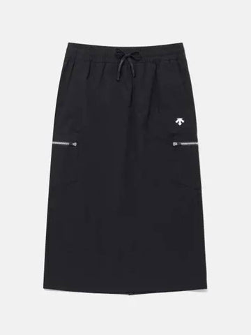 Women s Woven Cargo Skirt Black SP322USK79 - DESCENTE - BALAAN 1