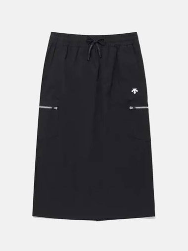 Women s Woven Cargo Skirt Black SP322USK79 - DESCENTE - BALAAN 1