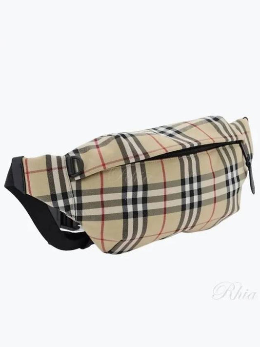 Vintage Check Nylon Belt Bag Beige - BURBERRY - BALAAN 2