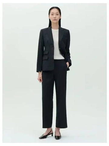 Women s Slick Flannel Talbert Flare Pants Trousers Charcoal Melange Domestic Product GM0024072523670 - THEORY - BALAAN 1