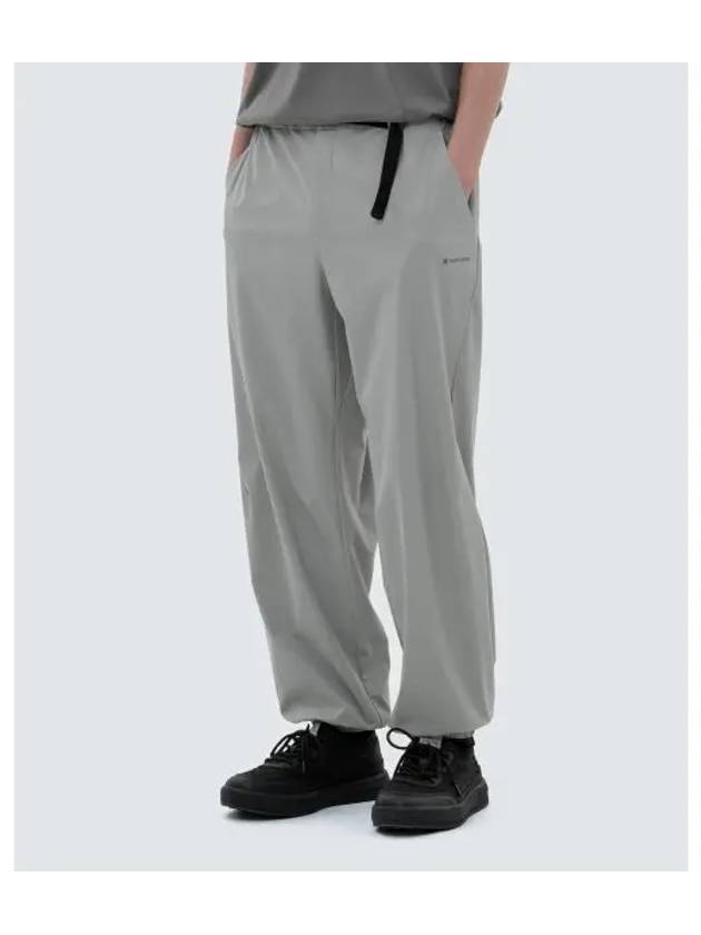 Pro Woven Zodiac Jogger Pants Stone Gray S24SMTPT30 - SNOW PEAK - BALAAN 1