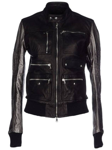 lamb skin leather jacket - DIESEL - BALAAN 1