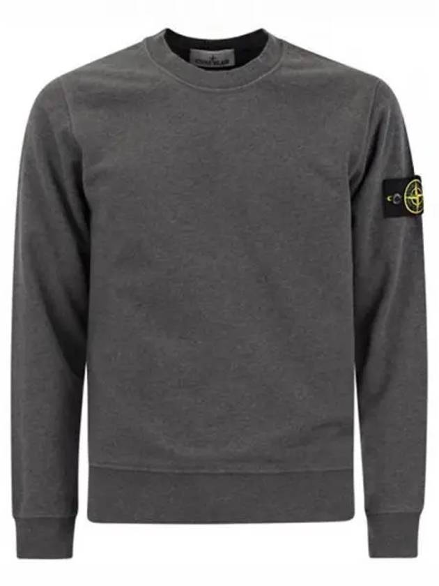 Wappen Patch Garment Dyed Sweatshirt Grey - STONE ISLAND - BALAAN 2