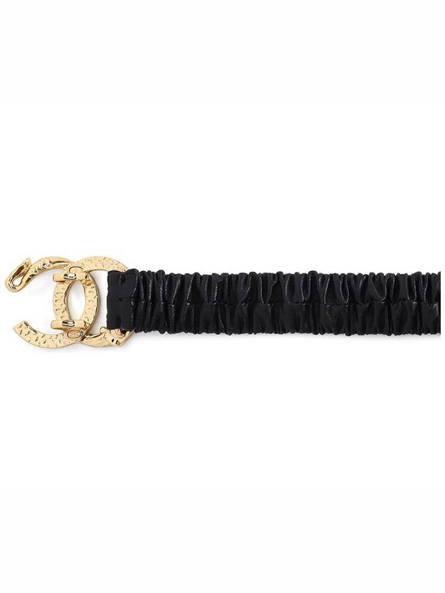 Black CC Crystal Half Belt AA8829 - CHANEL - BALAAN 3