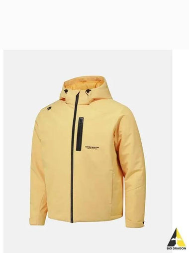 Training hood padded jacket mustard SP421TPDO1 - DESCENTE - BALAAN 1