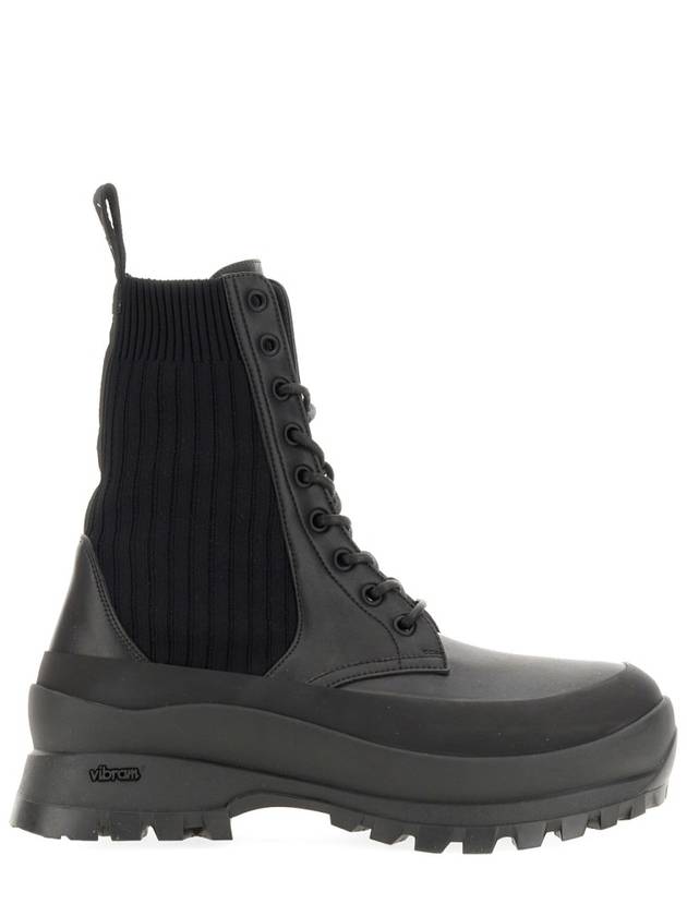 Trace Combat Walker Boots Black - STELLA MCCARTNEY - BALAAN 2