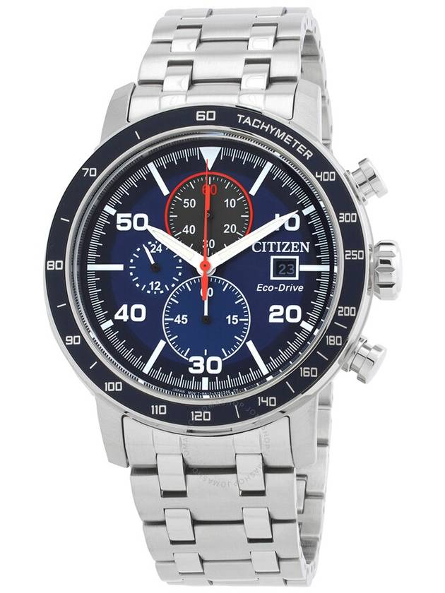 Citizen Brycen Chronograph Eco-Drive Blue Dial Men's Watch CA0850-59L - CITIZEN - BALAAN 1