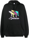 Multi Dolphin Logo Hoodie Black - VETEMENTS - BALAAN 3