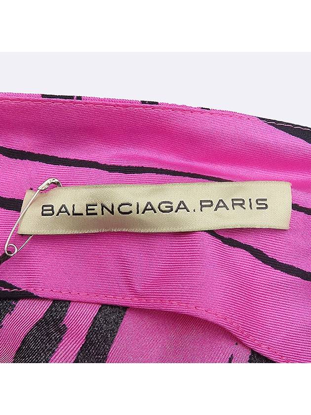 PARIS Purple Stripe 100 Silk Women s Blouse Size 36 - BALENCIAGA - BALAAN 4