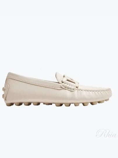 Kate Gommino Bubble Leather Driving Shoes Ivory - TOD'S - BALAAN 2