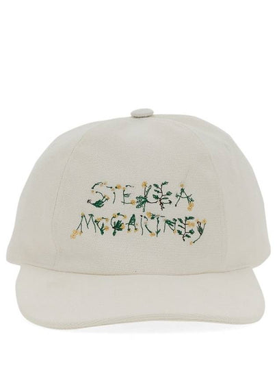 Logo Embroidered Snapback White - STELLA MCCARTNEY - BALAAN 2