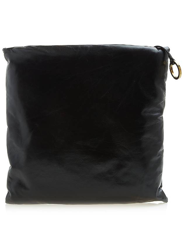 Pillow Leather Clutch Bag Black - BOTTEGA VENETA - BALAAN 4