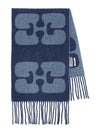 Muffler Scarf A6028 076 BLUE - GANNI - BALAAN 2