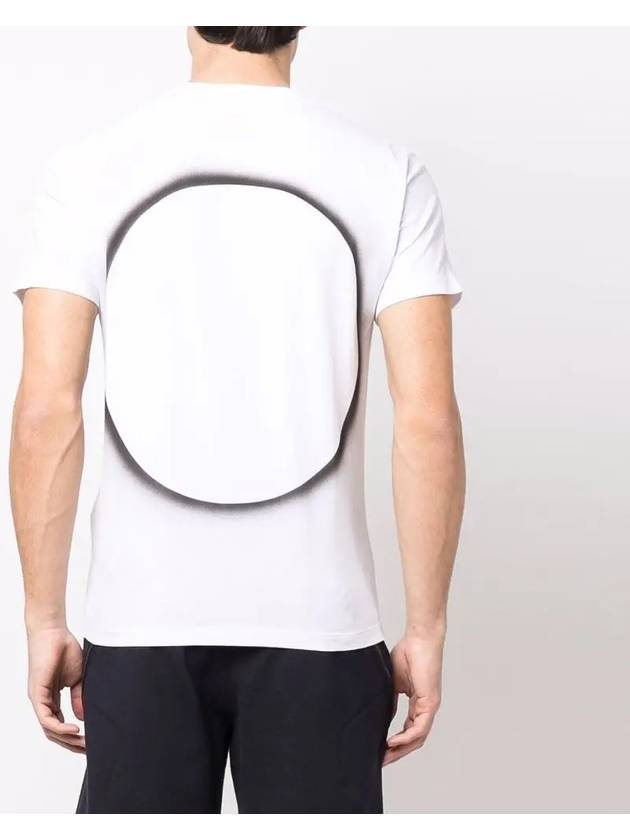 Eclipse Logo Short Sleeve T-Shirt White - STONE ISLAND - BALAAN 5