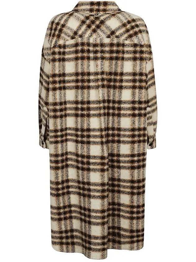 FONTIZI check long coat MA1298 22A012E 23EC - ISABEL MARANT - BALAAN 2