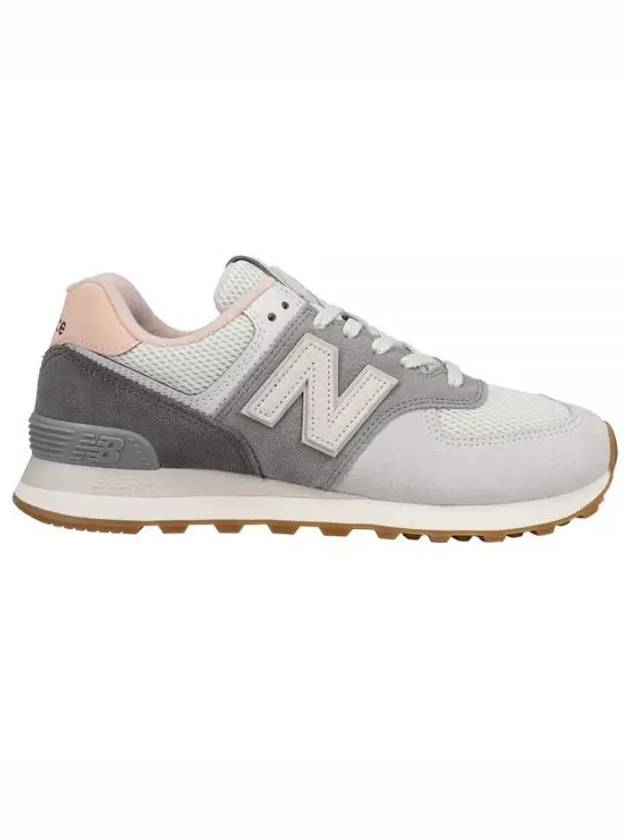 574 Lace Up Low Top Sneakers Grey - NEW BALANCE - BALAAN 2