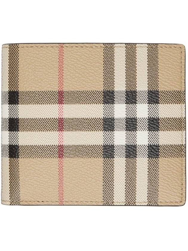 Vintage Check Coin Pocket Half Wallet Beige - BURBERRY - BALAAN 2