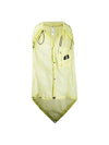 Wappen Patch Reflective Grid on Ramy TC Cape Jacket Neon Green - STONE ISLAND - BALAAN 2