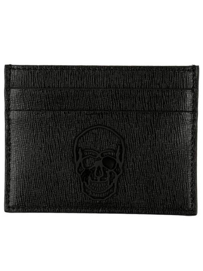 Skull Patch Leather Card Wallet Black - PHILIPP PLEIN - BALAAN 2