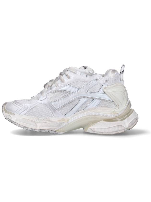 Runner Embroidered Logo Low Top Sneakers White - BALENCIAGA - BALAAN 4