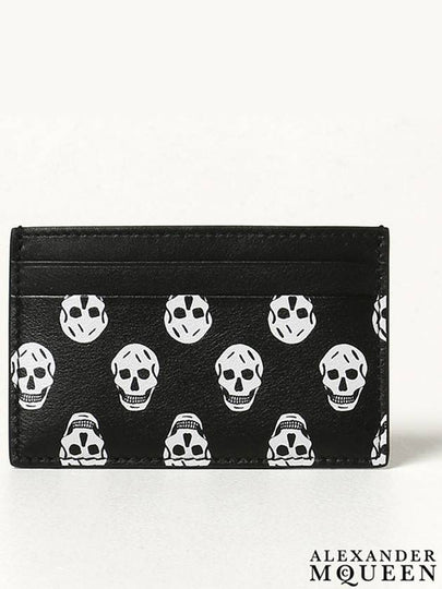 Skull Card Wallet Black - ALEXANDER MCQUEEN - BALAAN 2