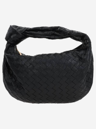 Teen Jodie Intrecciato Leather Tote Bag Black - BOTTEGA VENETA - BALAAN 2