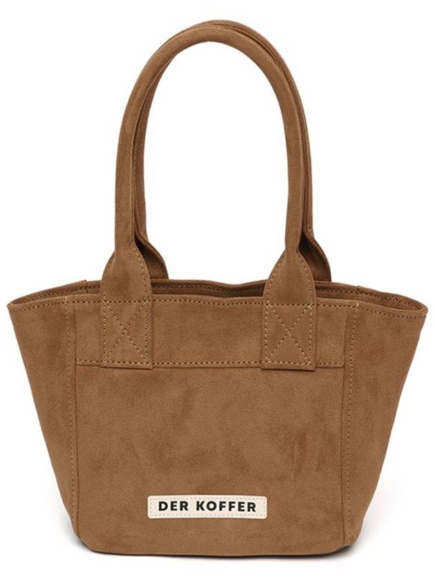 SHOPPER SUEDE BROWN MINI - DER KOFFER - BALAAN 1