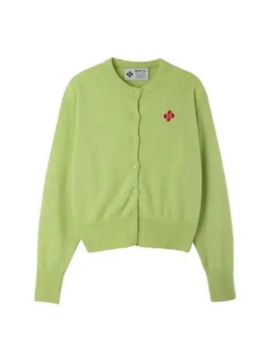 Button basic cardigan sharp green - HERETIC - BALAAN 1