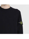 Garment Dyed Malfile Crewneck Sweatshirt Black - STONE ISLAND - BALAAN 6