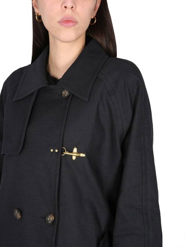 Fay Double-Breasted Trench Coat - FAY - BALAAN 4