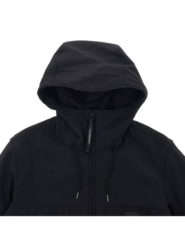 Men's Metropolis Shell Hooded Jacket Black - CP COMPANY - BALAAN 4