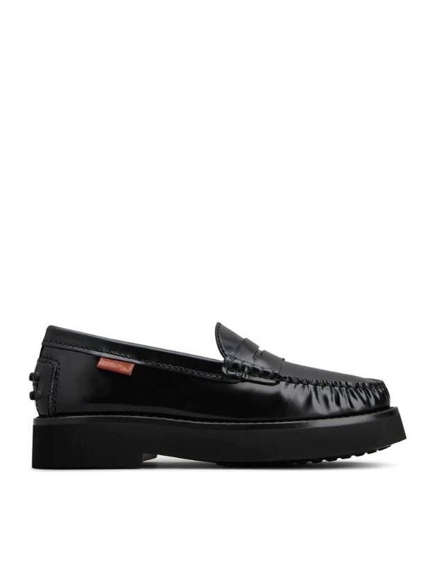 Leather Loafer Black - TOD'S - BALAAN 1