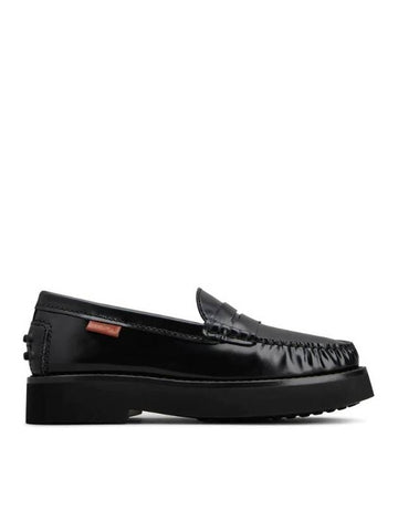 Leather Loafer Black - TOD'S - BALAAN 1