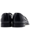 Brushed Leather Loafers Black - PRADA - BALAAN 5