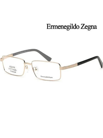 Zegna Glasses Frame EZ5094D 032 Gold Titanium Asian Fit - ERMENEGILDO ZEGNA - BALAAN 1