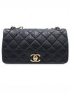 Women s Chanel Black Pondicherry Top Handle Gold Chain Shoulder Bag 18th gt Gangbuk used luxury goods - CHANEL - BALAAN 1