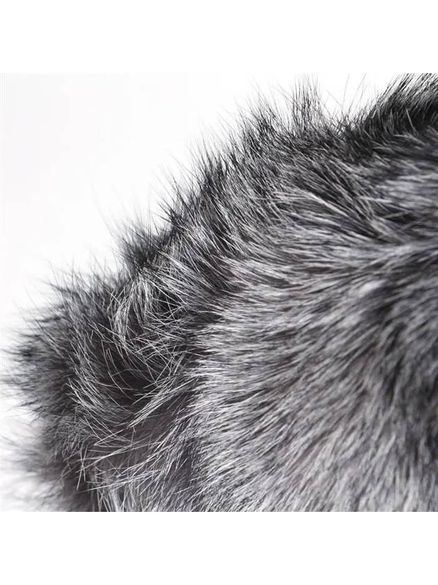 Women's Onyx Causapscal Padding Frost Fox Fur Black - MOOSE KNUCKLES - BALAAN 7