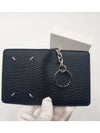 4 Stitch Keyring Card Wallet Black - MAISON MARGIELA - BALAAN 8