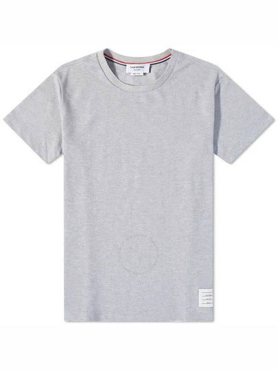 Classic Pique Rib Side Insert 4-Bar Short Sleeve T-Shirt Light Grey - THOM BROWNE - BALAAN 2