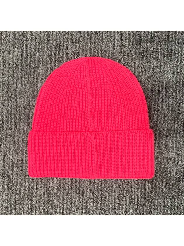 Mini Embroidered Logo Beanie Pink - MSGM - BALAAN 5