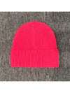 Mini Embroidered Logo Beanie Pink - MSGM - BALAAN 5