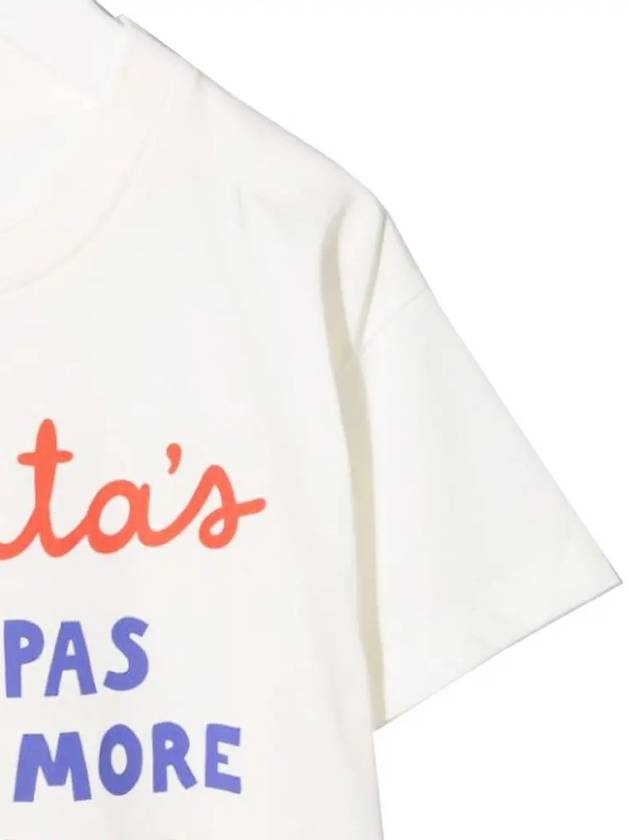 Kids Logo Printing T Shirt Ivory 025 C62 - TINYCOTTONS - BALAAN 4