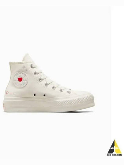 Chuck Taylor All Star Lift Platform Y2K High Top Sneaker White - CONVERSE - BALAAN 2