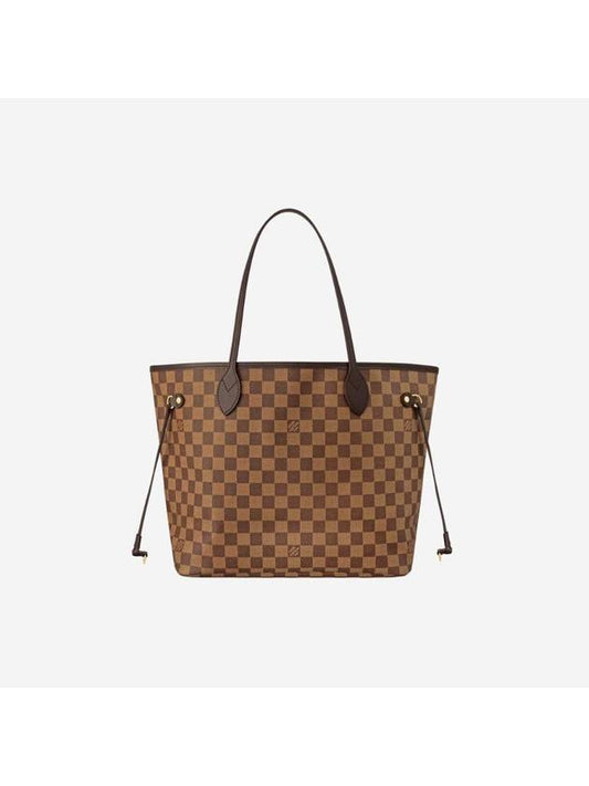 Neverfull MM Damier Tote Bag Rose Ballerine - LOUIS VUITTON - BALAAN 1